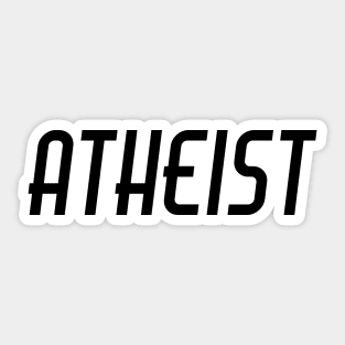 Atheist Shirt & Hoodie Sticker